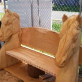 horse bench